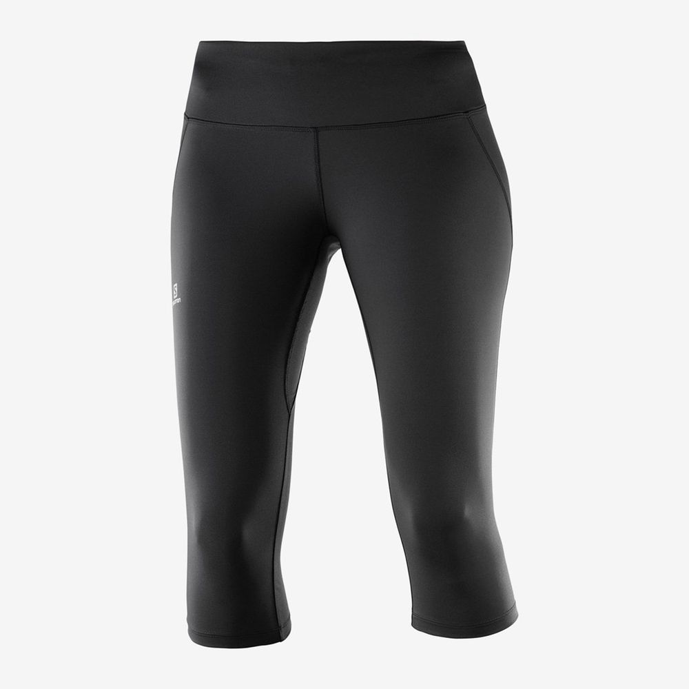 Salomon Israel AGILE MID - Womens Tights - Black (SGCU-06257)